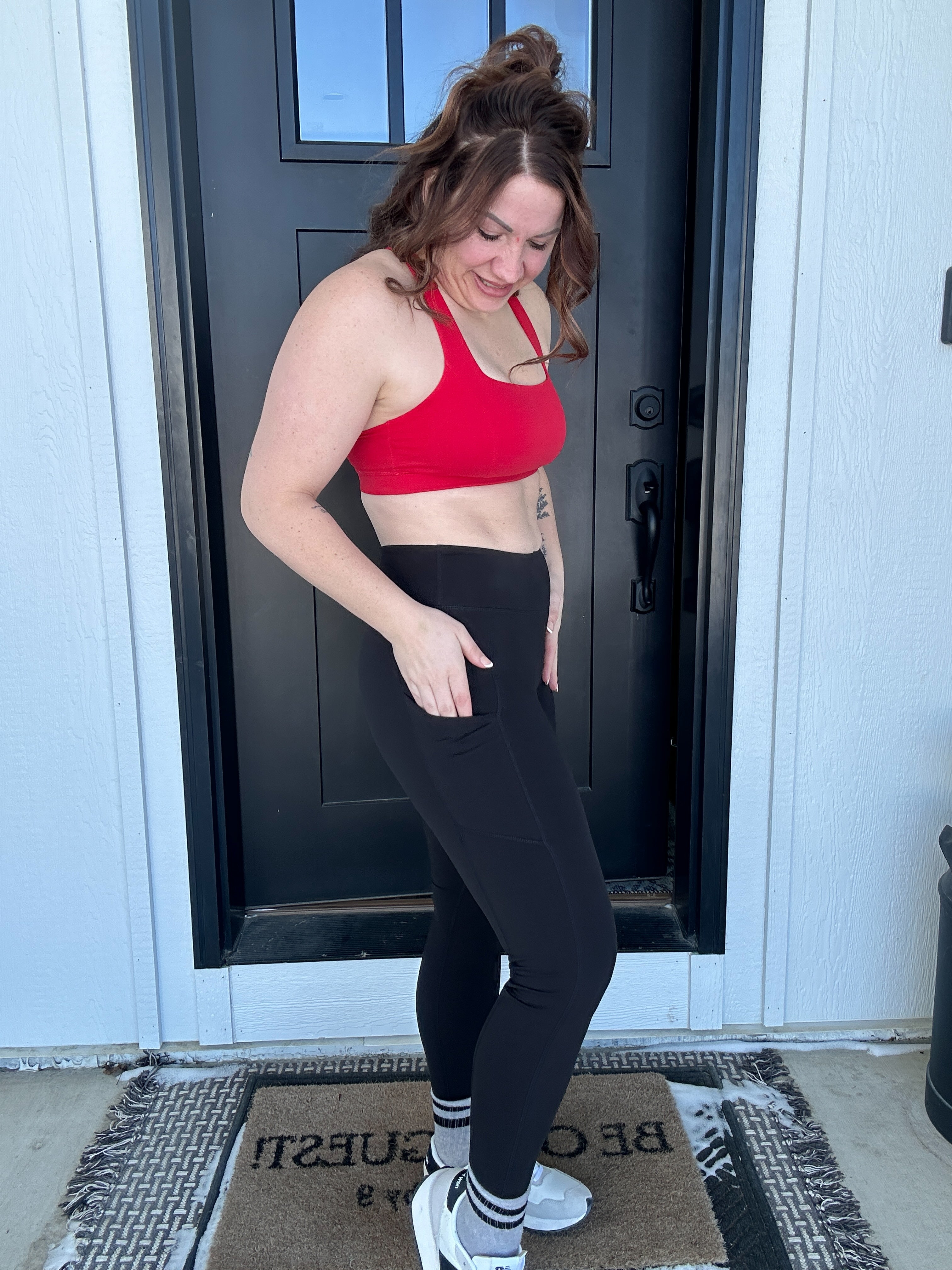 BUTTER SOFT BASIC LEGGING WITH POCKETS